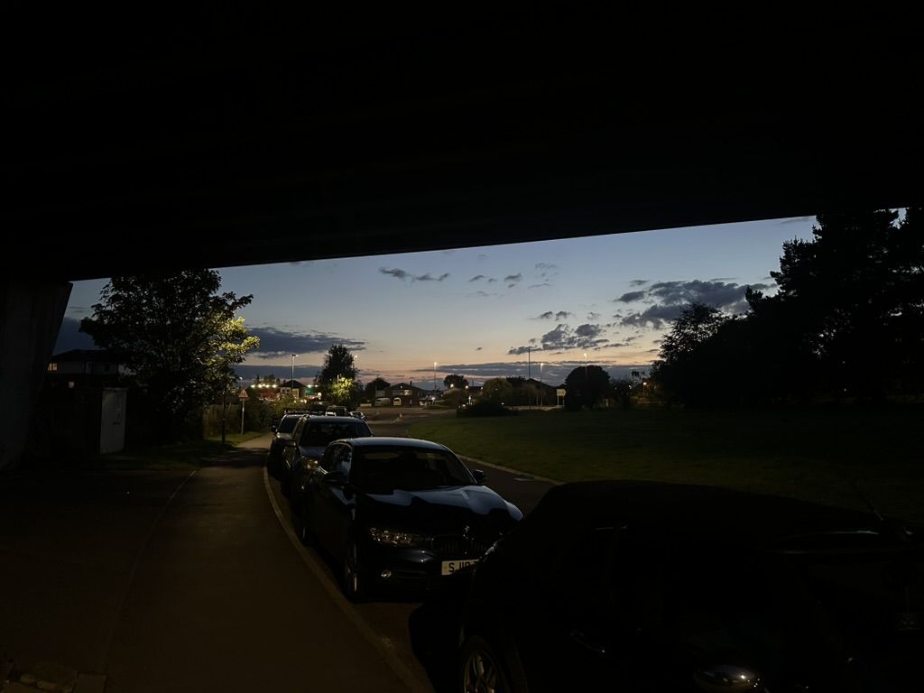 photo of sunset over wareham station