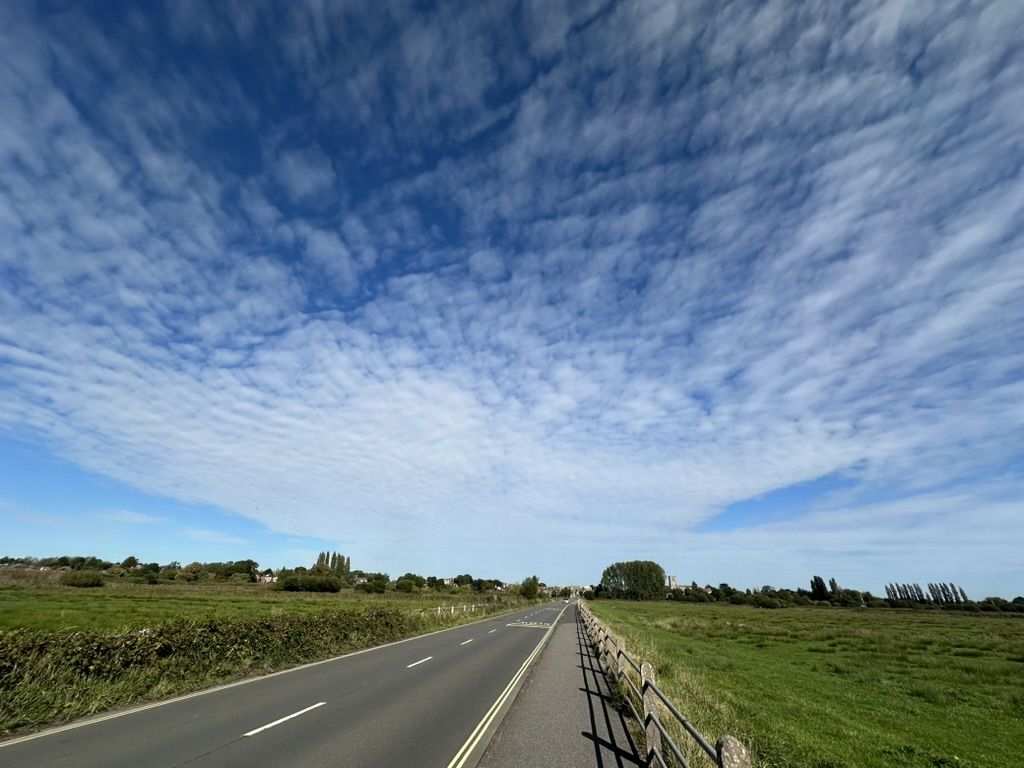 photo of a beautiful cloud formation over wareham