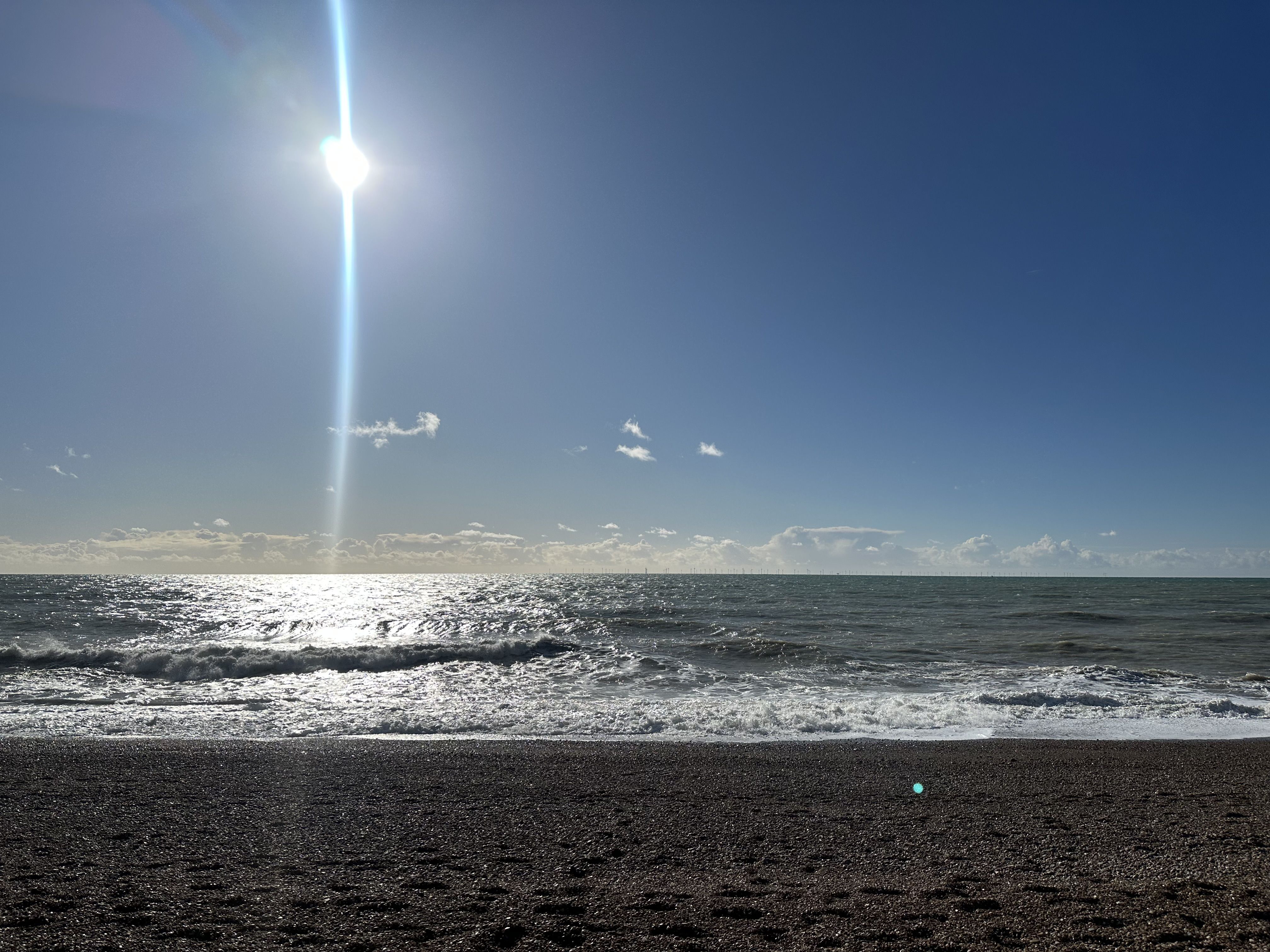 Photo of the sky over the sea
